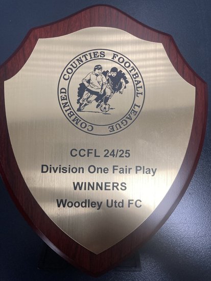 Combined Counties League Fair Play Award.